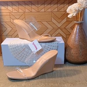 Adorable Sincerely Jules Wedge Sandals SIZE 6.5